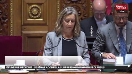 études de médecine : le sénat adopte la suppression du numerus clausus - Les matins du Sénat (04/06/2019)