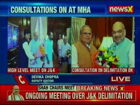 Jammu Kashmir: Amit Shah holds meeting to consider delimitation plan for J&K