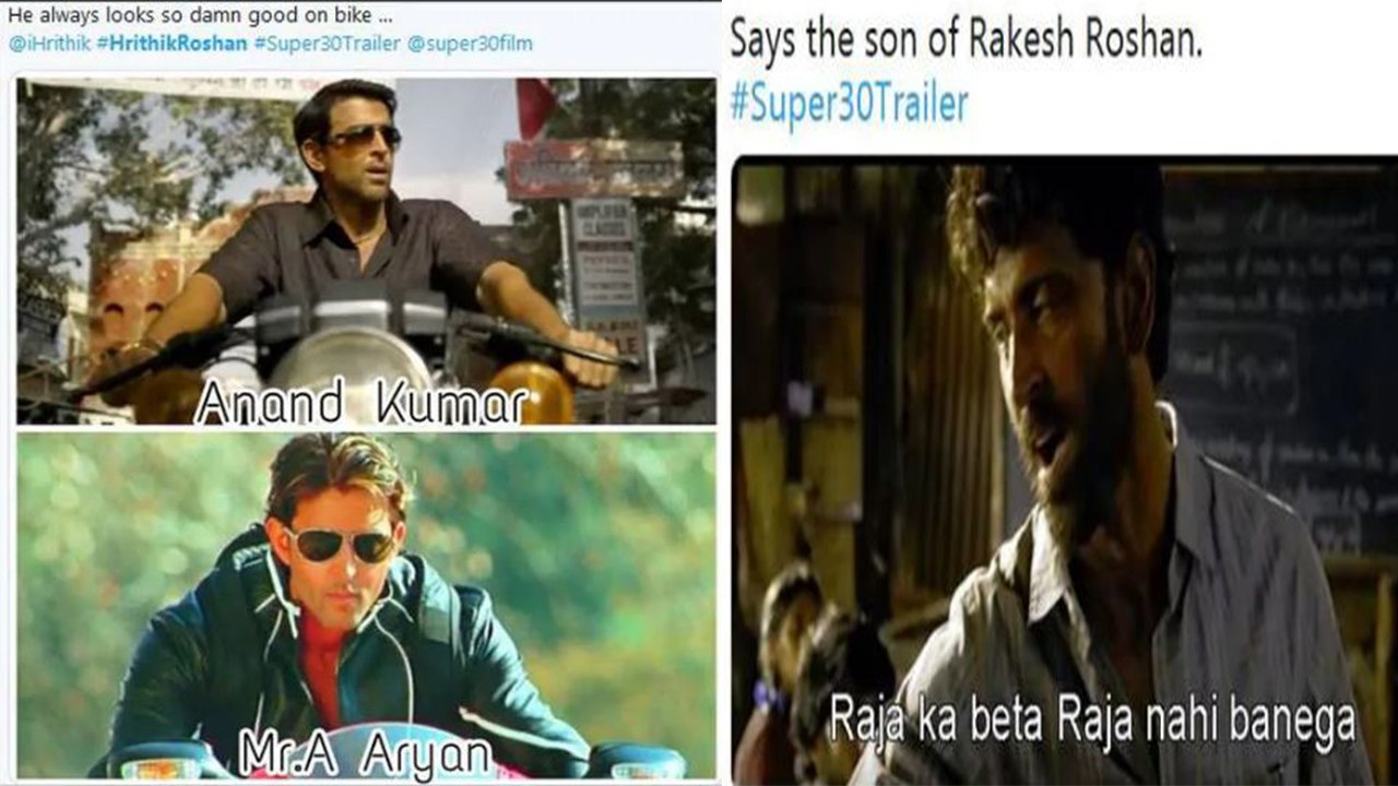 Super 30 Trailer: Hrithik Roshan's Super 30 MEMES goes VIRAL | FilmiBeat