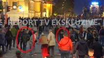 Report TV - Kapet njëri nga protestuesit që dhunoi në protestë ish-bodigardin e Berishës
