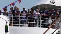 Marseille : la compagnie française de croisière Ponant baptise son troisième navire 'Le Bougainville