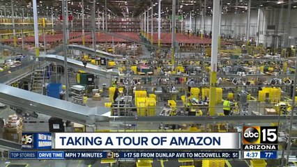 You can take a tour of Amazon