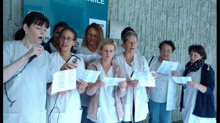 Mons manifestation des infirmières à domicile