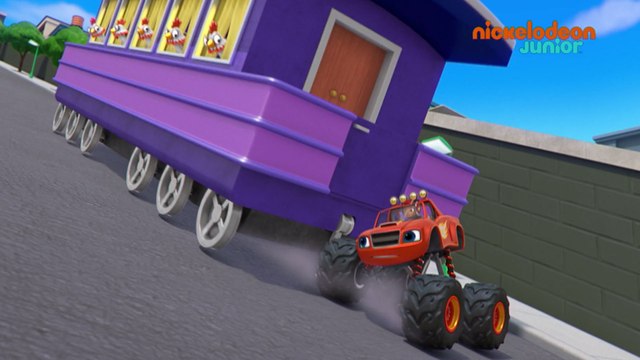 Blaze et les Monster Machines | Pas de Poules Mouillées | NICKELODEON JUNIOR