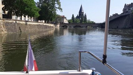 Balade en bateau sur la Moselle
