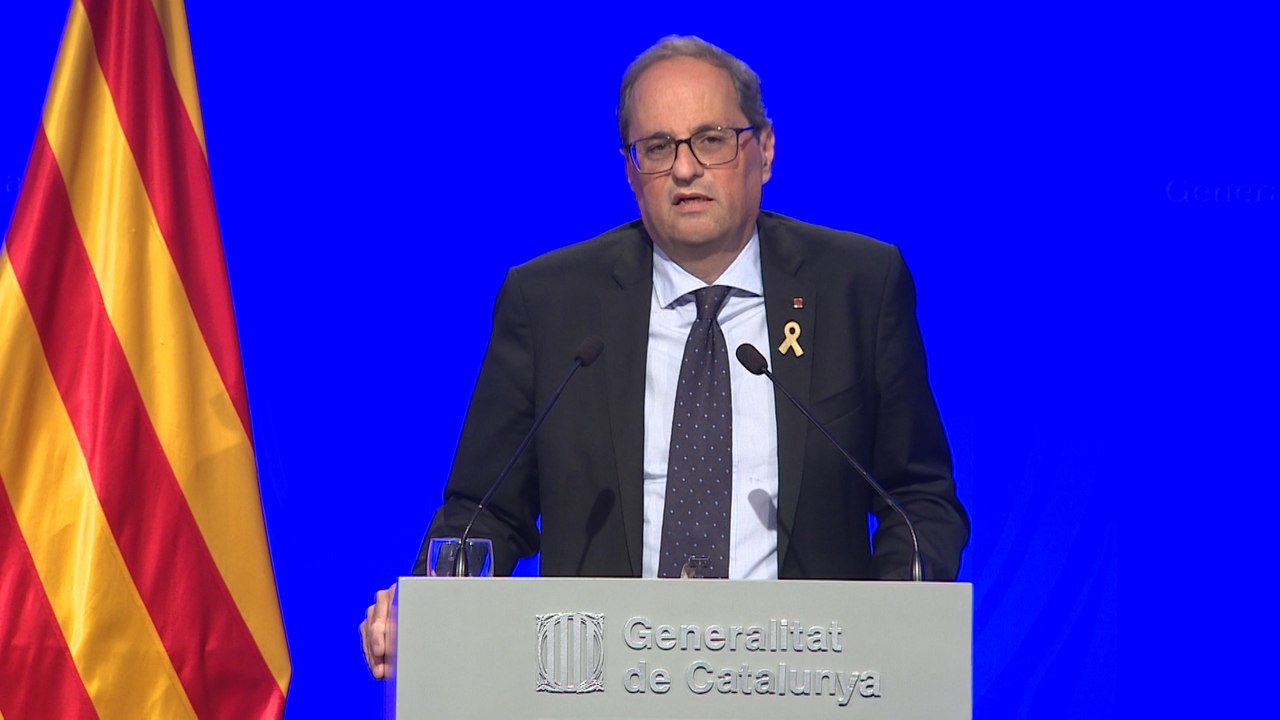 Torra no se siente "provisional" y descarta elecciones