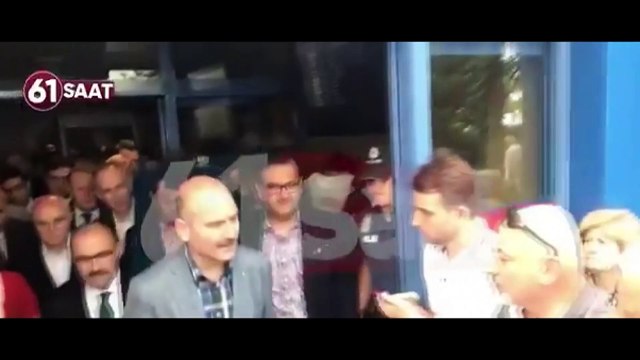 Süleyman Soylu'ya 'Her şey çok güzel olacak' protestosu