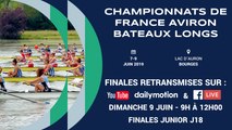 Championnat de France junior (J18) bateaux longs, Bourges - 2019 - 9H00