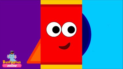 Learn Shapes! Wrong Slots Game Video for Kids! 2D Forms Learning!!!