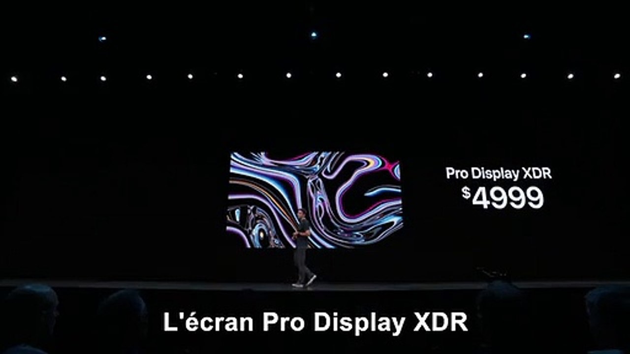 La réaction du public quand Apple annonce le prix d'un support écran (WWDC19)
