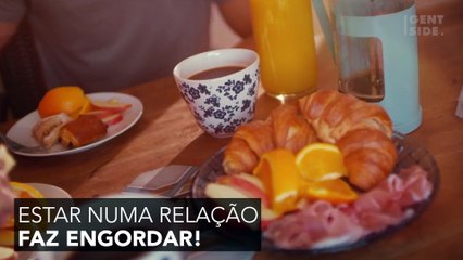 Feliz no amor? Cuidado com o ganho de peso!