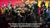 Heroes' welcome for North Macedonia handball champs
