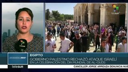 Gob. palestino rechaza ataque israelí durante Día Mundial de Al Quds