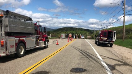 Un accident force la fermeture de la route 138 à Saint-Siméon