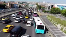 İBB Yoğunluk Haritasında İstanbul Trafiği Yüzde 54’lere Ulaştı