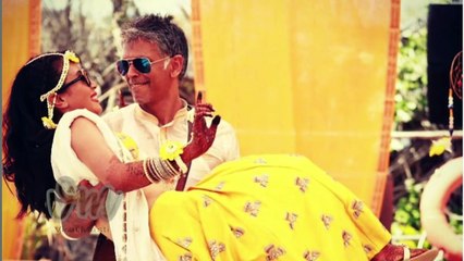 Milind Soman And Ankita Konwar Romantic Love Affair