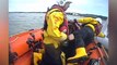 RNLI Rescue Of Two Girls Swept Out To Sea On A Giant Swan!