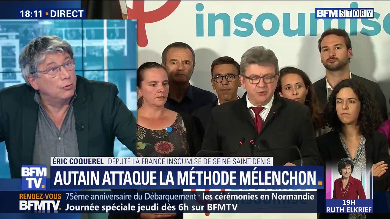 Pour Eric Coquerel, "imputer la responsabilité" de la défaite aux européennes à Jean-Luc Mélenchon "est quelque chose de réducteur"