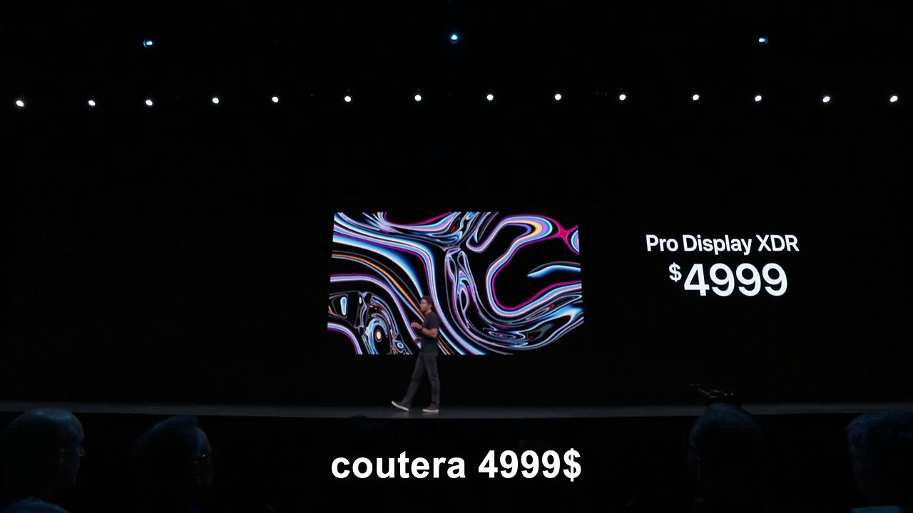 La réaction du public quand Apple annonce le prix d'un support écran (WWDC19)