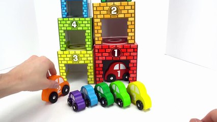 Kids, let's learn Colors, Counting and Vehicle names with Colorful Toy Cars!