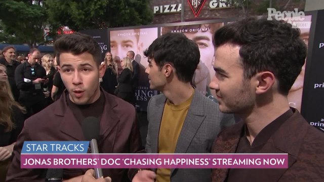 Triple Date Night! The Jonas Brothers Take Their Wives to the Premiere of 'Chasing Happiness'