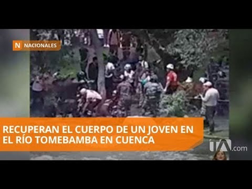 Un joven fue encontrado sin vida en el río Tomebamba - Teleamazonas