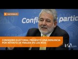 Consejero Verdezoto denunció presunto intento de fraude electoral - Teleamazonas