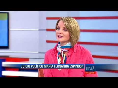 Asambleísta Cristina Reyes, sobre juicio político a María Fernanda Espinosa