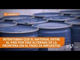 La aduana incautó en las vías alternas cianuro de sodio para minería - Teleamazonas