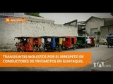 Guayaquil: conductores de tricimotos irrespetan la Ley de Tránsito - Teleamazonas
