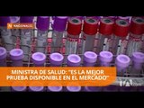 Ministra de Salud defiende calidad de los kits de detección de VIH - Teleamazonas