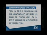 Irregularidades en escuelas de Guayaquil