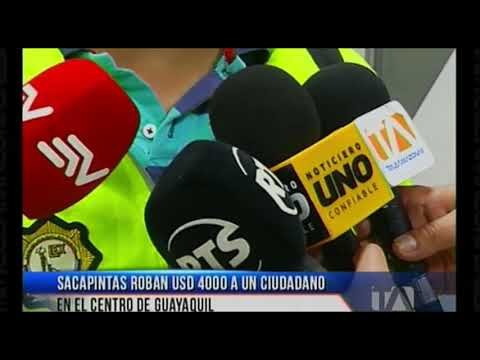 Sacapintas robaron USD 4 000 a un ciudadano