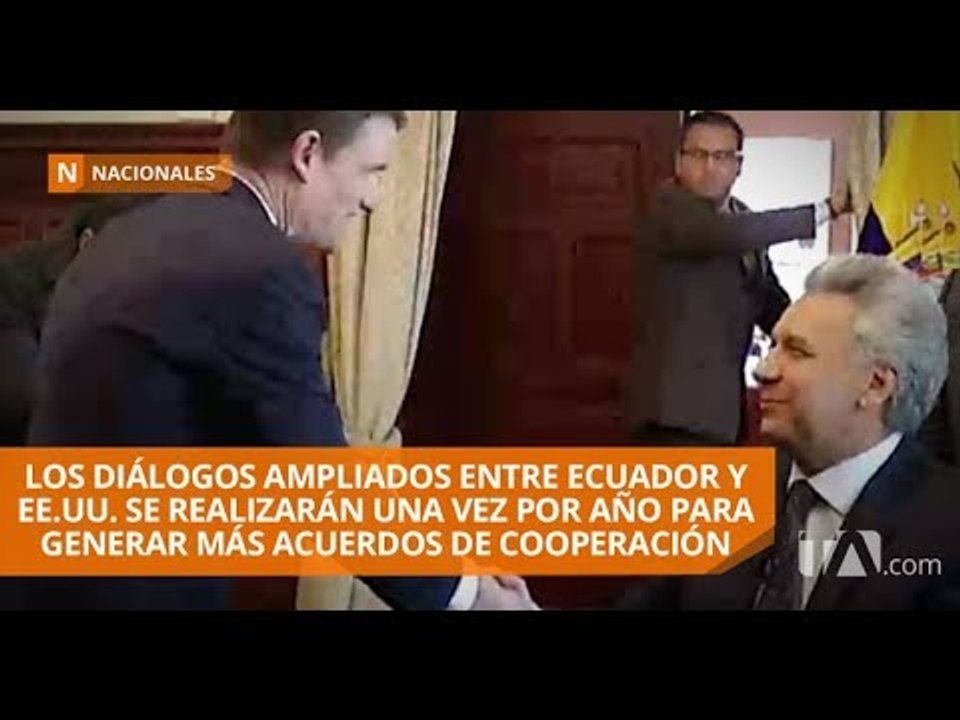 El presidente Moreno se reunió con viceministro de Asuntos Políticos de EE.UU. - Teleamazonas