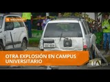 Nueva explosión de un vehículo en Universidad Estatal de Guayaquil - Teleamazonas