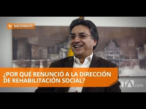 Ernesto Pazmiño renuncia a su cargo como director de Rehabilitación Social - Teleamazonas