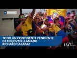 Richard Carapaz recibe todo el apoyo de Ecuador - Teleamazonas