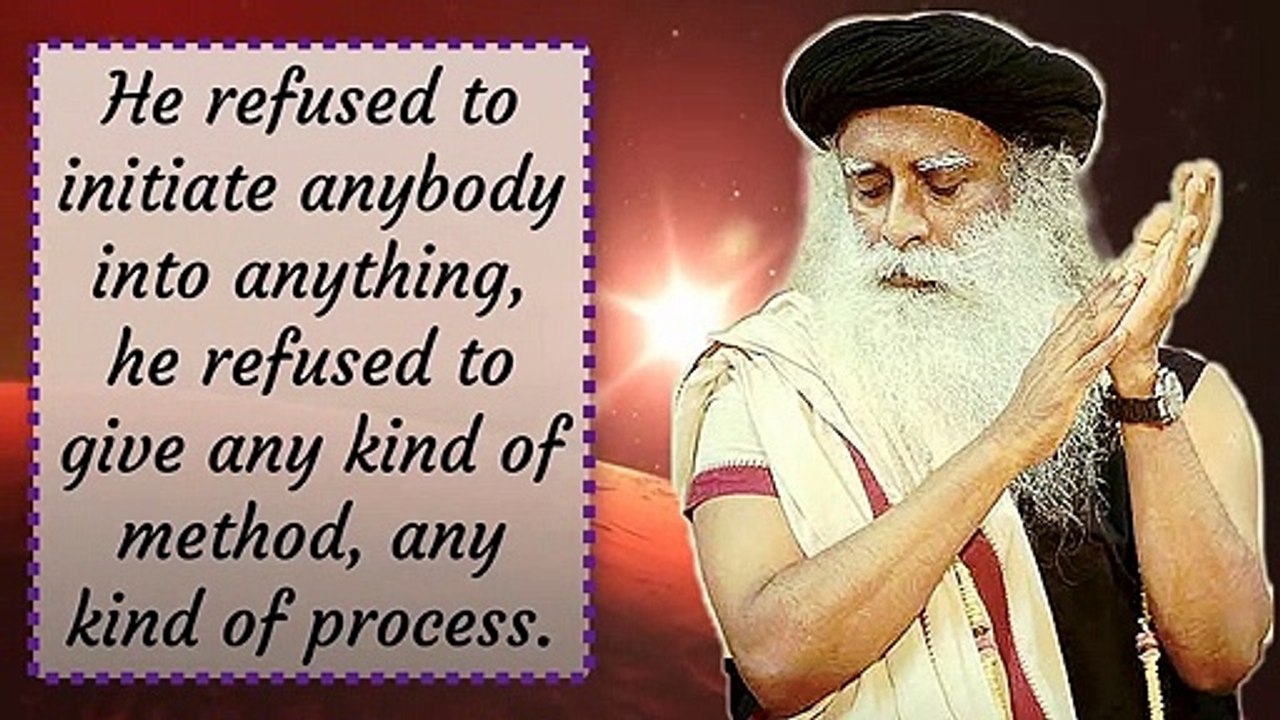 Building a Living Shiva - The Perfect Human Being - Sadhguru about Jiddu Krishnamurti
