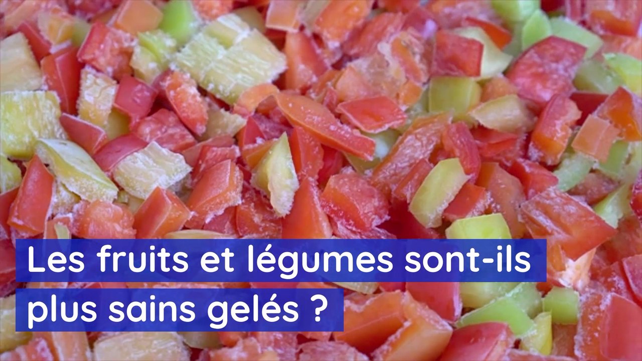 Les fruits et légumes sont ils plus sains gelés