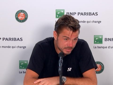 Roland-Garros - Wawrinka : J'ai fait avec ce que j'avais aujourd'hui