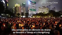 Tiananmen: Cérémonies de commémoration à Hong Kong et Taiwan