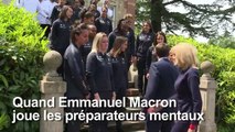 Mondial-2019: à J-3, Macron passe ses consignes aux Bleues