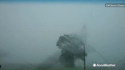 This storm brings intense hail and rain