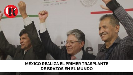 México realiza el primer trasplante de brazos en el mundo