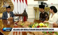 Diwakili AHY dan Ibas, Keluarga Yudhoyono Bersilaturahim dengan Presiden Jokowi