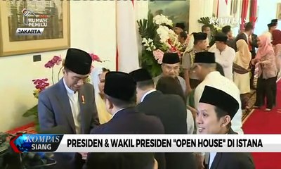 Presiden & Wakil Presiden Gelar "Open House" di Istana