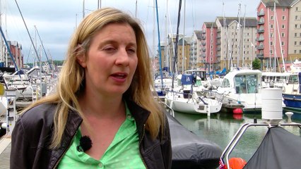 Portishead Quays Marina's Water-based Bin!