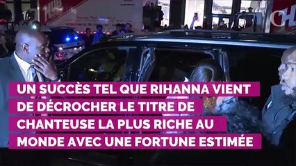 Rihanna surpasse Madonna et Beyoncé et est désormais la chanteuse la plus riche du monde