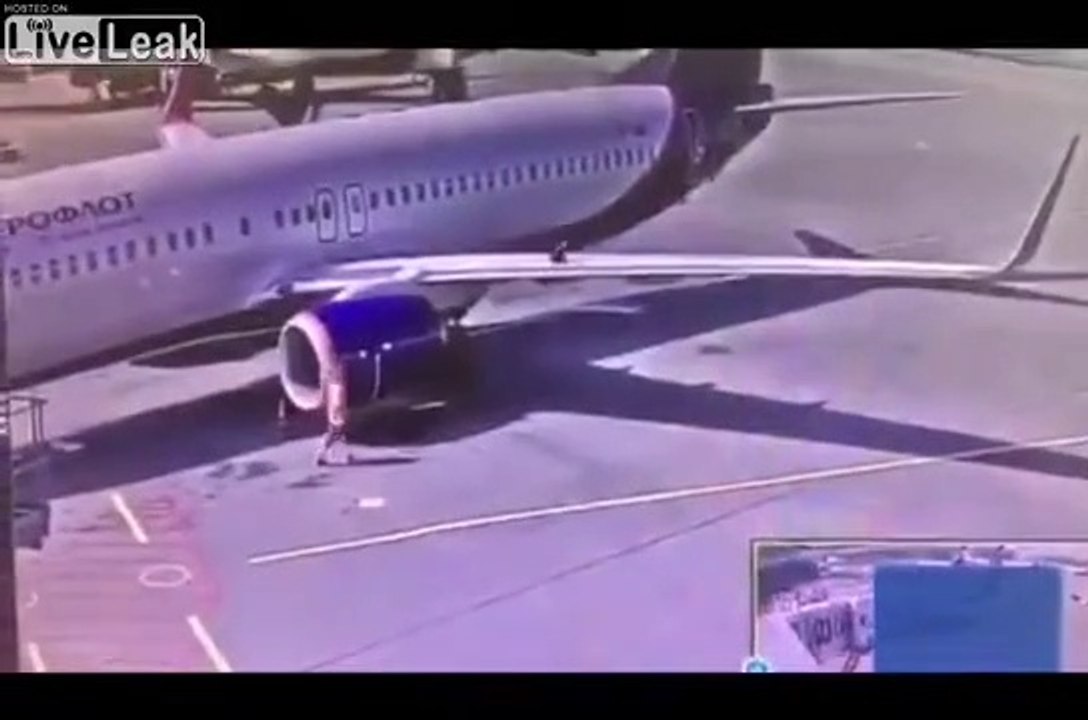 Viré pour avoir lancé un cône signalétique sur l'aile d'un avion à l'aéroport !