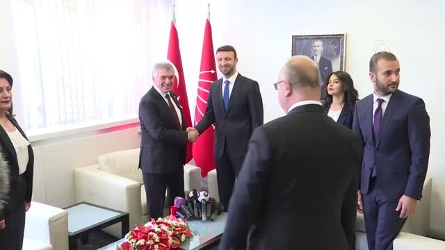 Siyasi partilerde bayramlaşma - AK Parti heyetinin CHP ziyareti - ANKARA